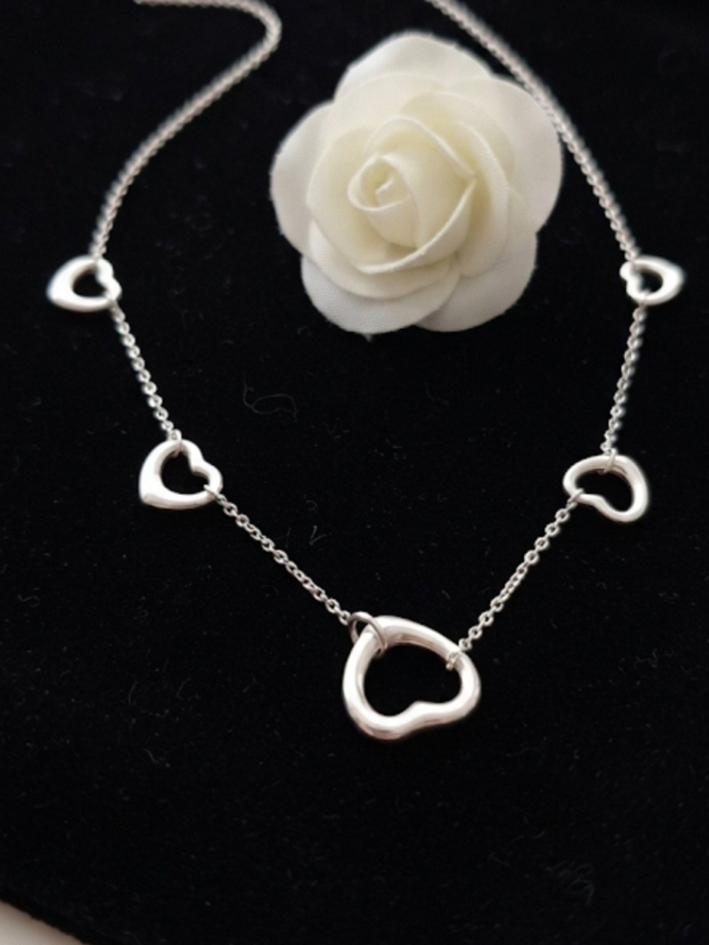 ​Tiffany & Co. Style Sterling Silver Heart Necklace